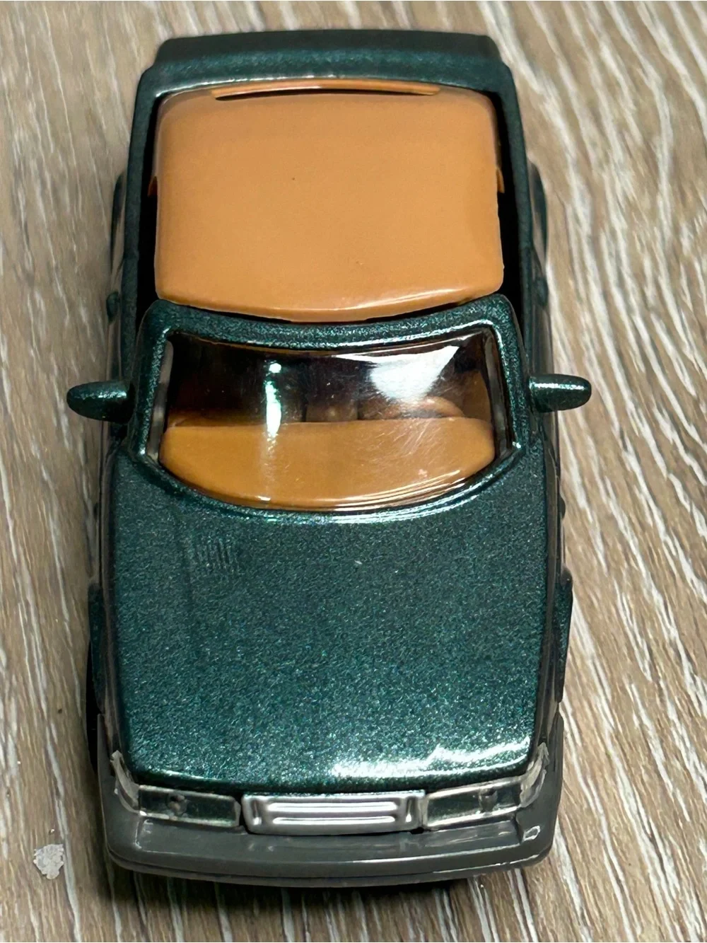 Vintage 1992 Road Champs 1/43 Saab 900 Turbo Convertible Metallic Green